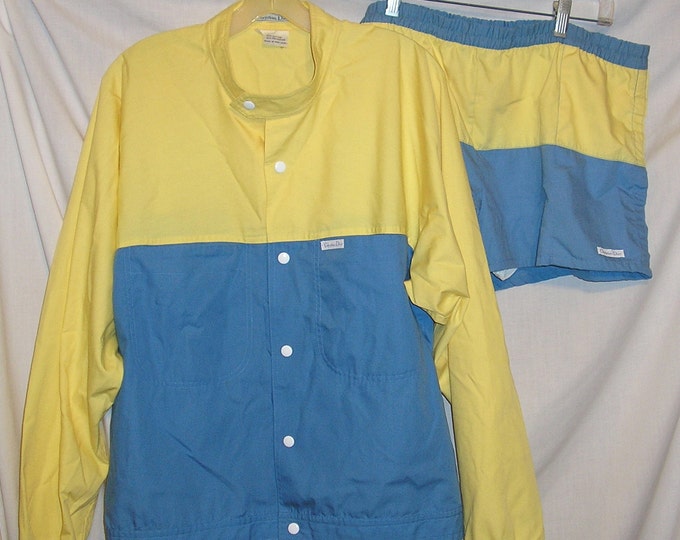 Mens Christian Dior Swim Trunks and Jacket Sz L Vintage 70s Etsy