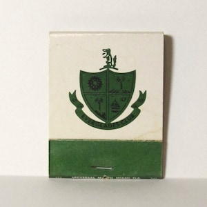 Everglades Club Worth Avenue Palm Beach Vintage Matchbook Private Club Full Unused