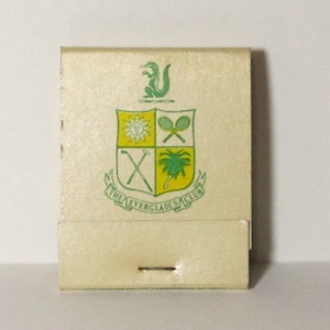 Everglades Club Worth Avenue Palm Beach Vintage Matchbook Private Club Full Unused