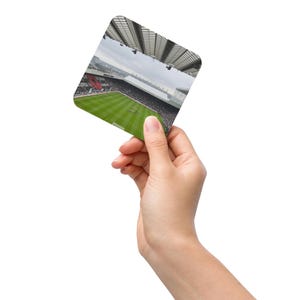 St. James’ Park Coaster – Newcastle United Stadium Cork Backed Drink Coaster – NUFC Gift for Football Fans