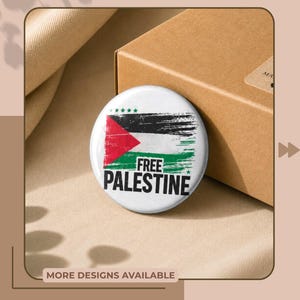 Gratis Palestina-märkesnål, Stöd Palestina Gaza-märke, Pro-Palestina-flagga, Protest Solidaritetsknapp, Stå med Palestina, Mänskliga rättigheter