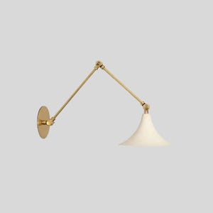 Italian Style 1 Light Lamp Mid Century Wall Mount Sconce Raw Brass Finish Bedroom Lights Vanity Lamps Premium Quality Light Fixture