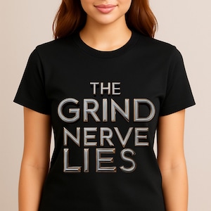 Bold Typography T-Shirt | Motivational Quote Graphic Tee | Minimalist Slogan Shirt | Streetwear Aesthetic Unisex Gift