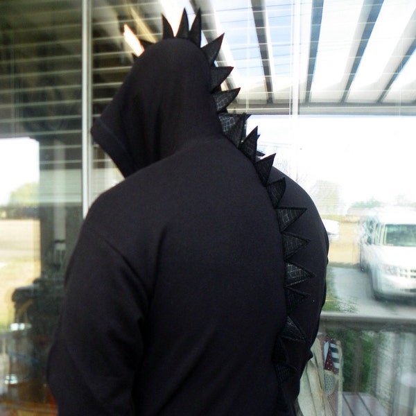 Benutzerdefinierter Erwachsener Drachen Hoodie (Augen und Schwanz NICHT inklusive)