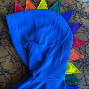 Adult Rainbow Dinosaur Hoodie