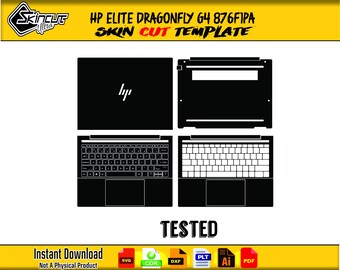 HP Elite Dragonfly G4 876F1PA skin template skin layout skin die cuts file svg skin Cricut Silhouette HP Elite Dragonfly G4 876F1PA Skin