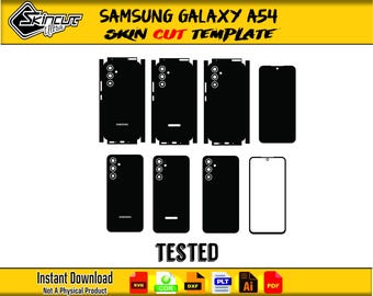 Samsung Galaxy A54 skin vector template skin layout skin die cuts file Samsung A54 Skin Template Vector