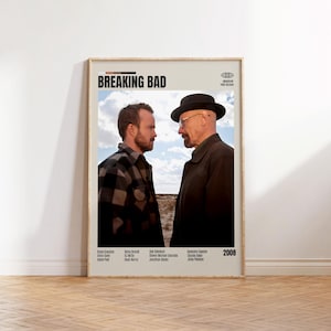 Breaking Bad,Vince Gilligan,Minimalist Movie Poster, Retro Movie Poster, Mid century modern, Vintage Retro Art Print, Best Movies