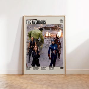 The Avengers,Joss Whedon,Minimalist Movie Poster, Retro Movie Poster, Mid century modern, Vintage Retro Art Print, Best Movies