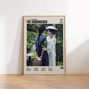 The Handmaiden,Park Chan-wook,Minimalist Movie Poster, Retro Movie Poster, Mid century modern, Vintage Retro Art Print,Best Movies,A3 Poster