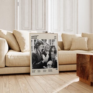 Hannah och hennes systrar, Woody Allen, Jan Pinkava, minimalistisk filmaffisch, retro filmaffisch, mitten av århundradet modernt, vintage retro konsttryck bild 4