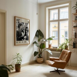 Hannah och hennes systrar, Woody Allen, Jan Pinkava, minimalistisk filmaffisch, retro filmaffisch, mitten av århundradet modernt, vintage retro konsttryck bild 2
