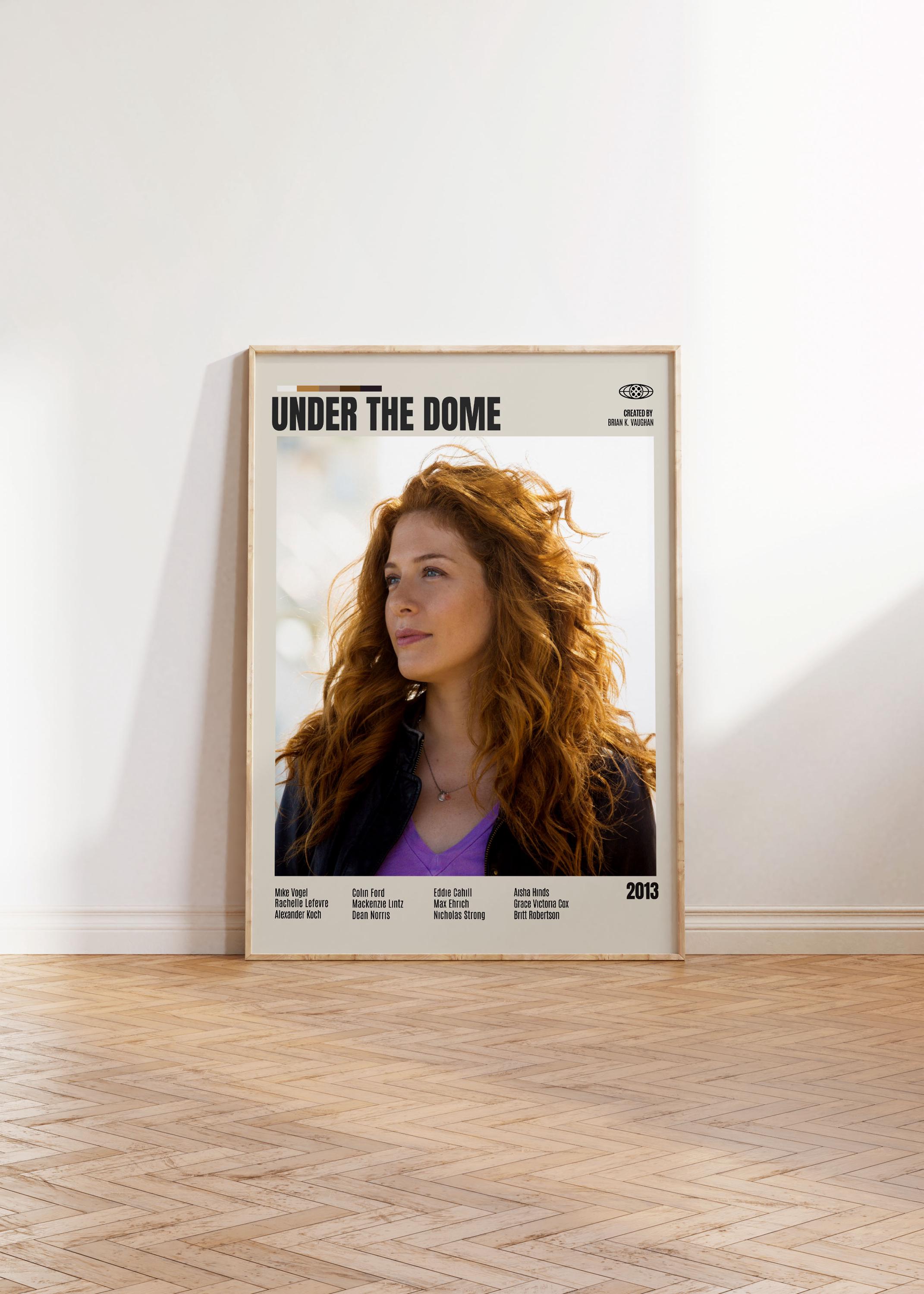Under the Dome Minimalist Movie Poster, Retro Art Print - Etsy Israel, image size:2142x3000