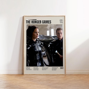 Die Tribute von Panem, Gary Ross, Minimalistisches Filmplakat, Retro Filmplakat, Mid century modern, Vintage Retro Kunstdruck, Best Filme