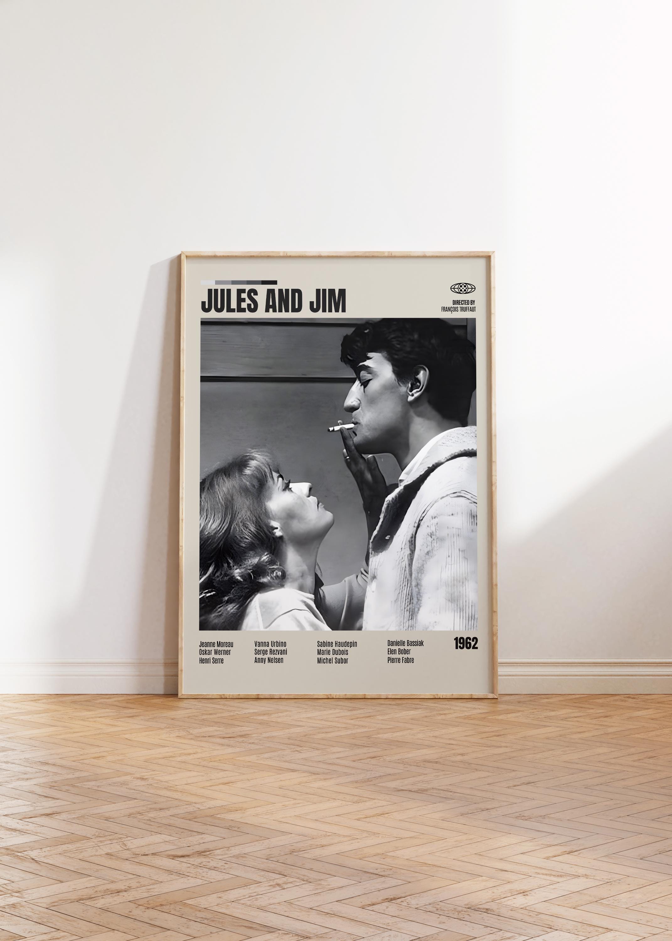 フランソワ トリュフォー Jules and Jim 1995年製ポスター2026年最新