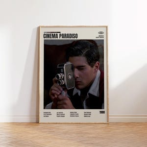Cinema Paradiso,Giuseppe Tornatore,Minimalist Movie Poster, Retro Movie Poster, Mid century modern, Vintage Retro Art Print,Best Movies