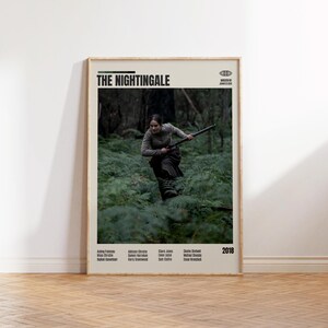 The Nightingale,Jennifer Kent,Minimalist Movie Poster, Retro Movie Poster, Mid century modern, Vintage Retro Art Print,Best Movies,A3 Poster