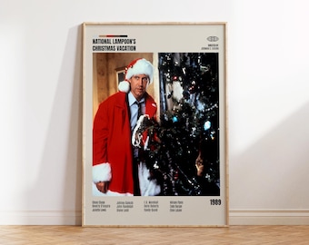 National Lampoon's Christmas Vacation,Jeremiah S. Chechik,Minimalist Movie Poster, Retro Movie Poster, Mid century modern, Vintage Retro