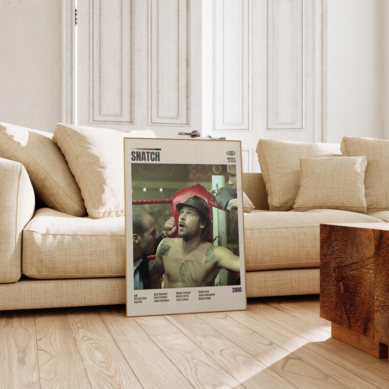Snatch Background Snatch Movie Poster, Retro Art Print, Guy Ritchie Film (A3 Poster) - Etsy