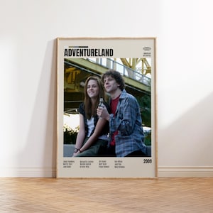 Adventureland,Greg Mottola,Minimalist Movie Poster, Retro Movie Poster, Mid century modern, Vintage Retro Art Print,Best Movies,A3 Poster