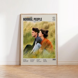 Normal People,Paul Mescal,Minimalist Movie Poster, Retro Movie Poster, Mid century modern, Vintage Retro Art Print, Best Movies,A3 Poster