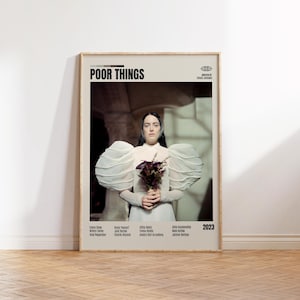 Poor Things,Yorgos Lanthimos,Minimalist Movie Poster, Retro Movie Poster, Mid century modern, Vintage Retro Art Print,Best Movies,A3 Poster