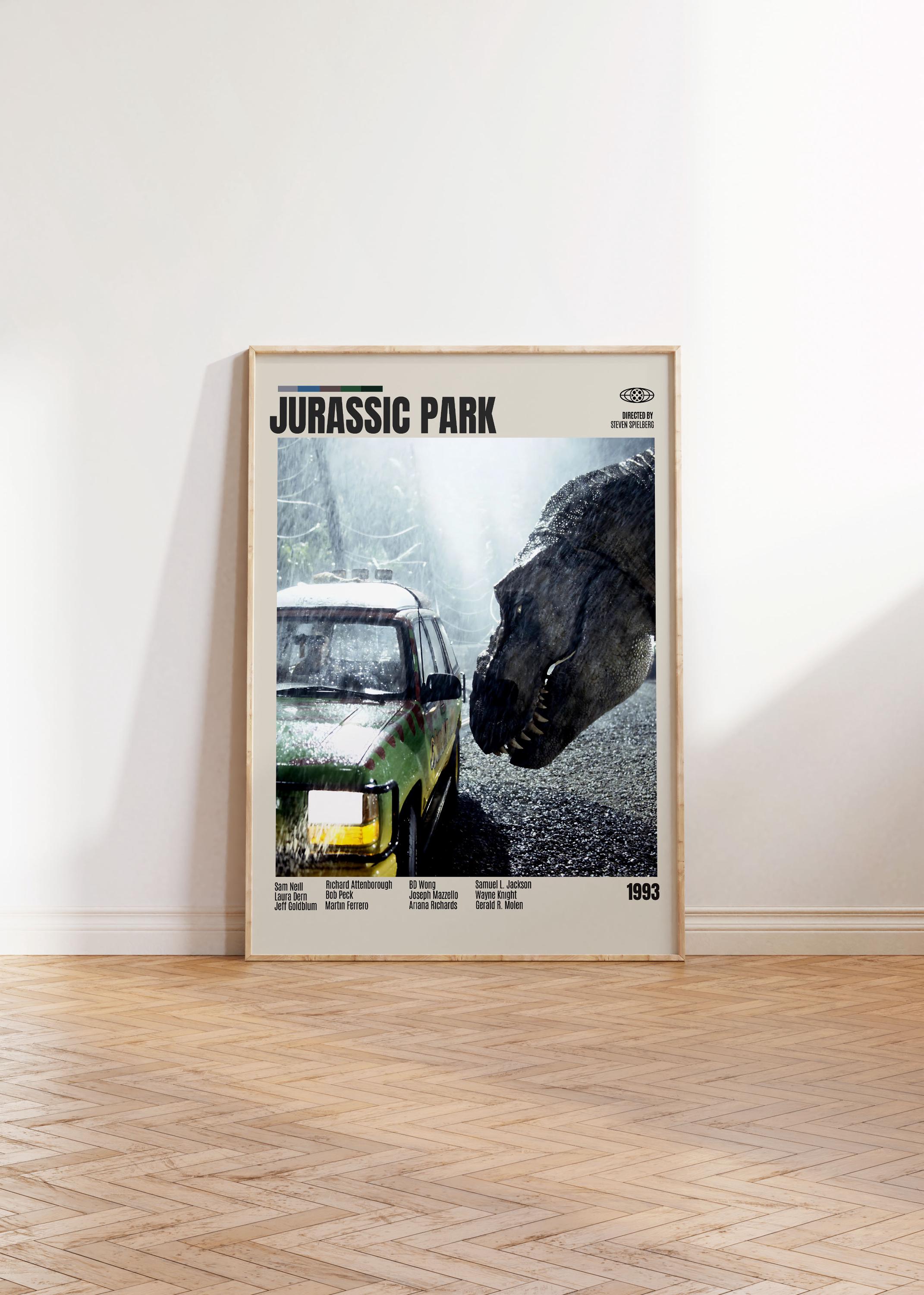 Jurassic Park,Steven Spielberg,Minimalist Movie Poster, Retro Movie Poster, Mid century modern, Vintage Retro Art Print, Best Movies