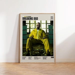 Breaking Bad,Vince Gilligan,Minimalist Movie Poster, Retro Movie Poster, Mid century modern, Vintage Retro Art Print, Best Movies