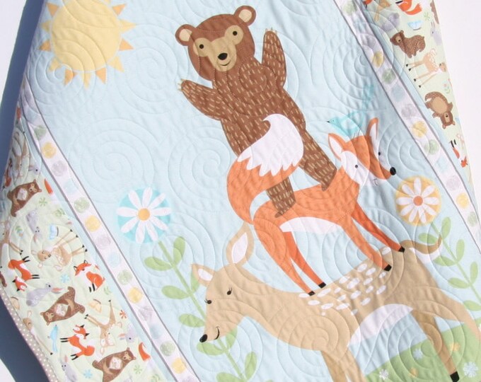 Nursery Woodland Fox Baby Fox Blanket Gift Ideas Baby Etsy