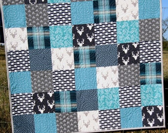 masculine quilt etsy