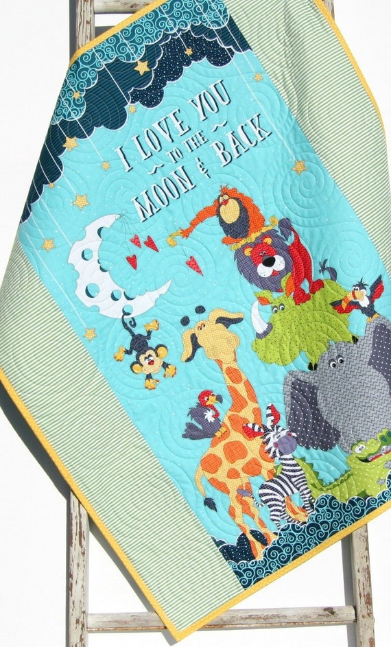 i love you to the moon and back crib bedding