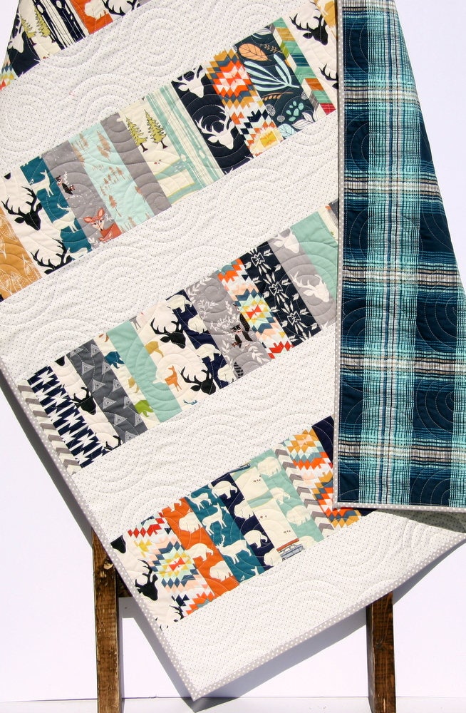 Modern Baby Quilt Nursery Bedding Crib Quilt Home Decor Etsy