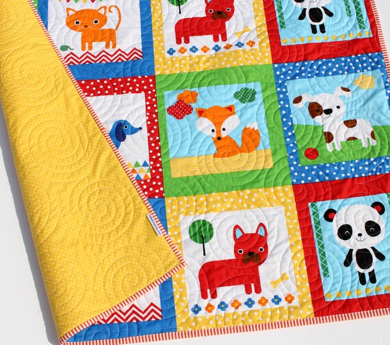 Dachshund blanket quilt hotsell