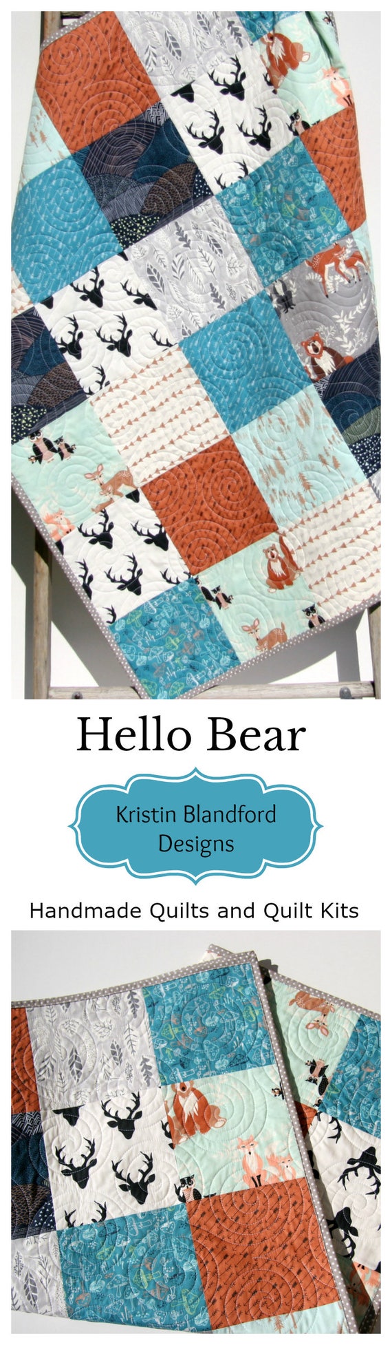 Woodland whimsy quilt blanket new arrivals