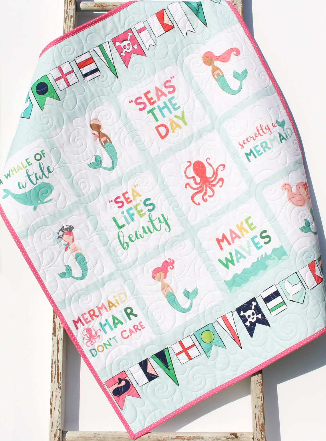 BABIES JACQUARD BLANKET MERMAID MOTEL main image 0