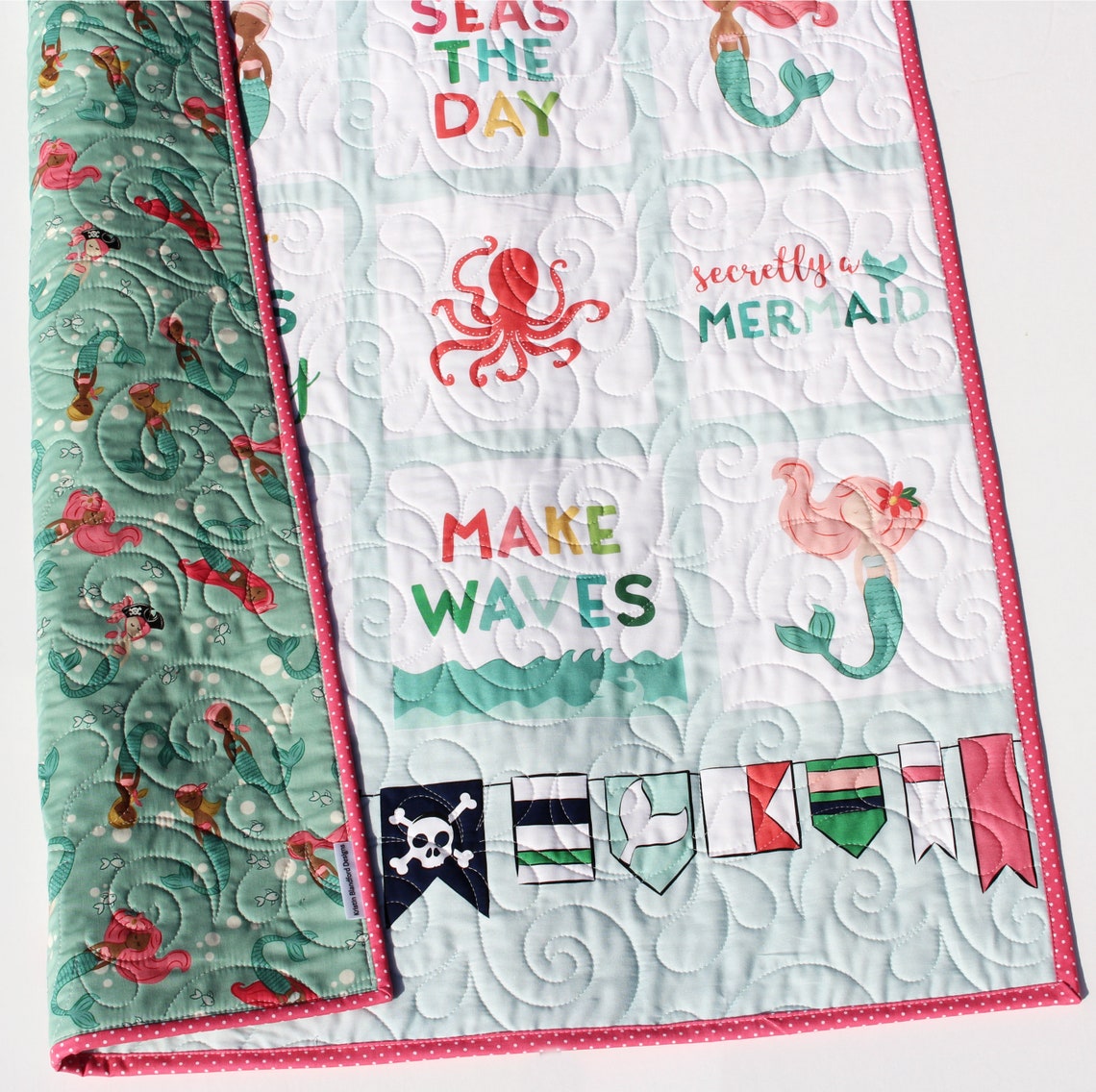 BABIES JACQUARD BLANKET MERMAID MOTEL main image 1