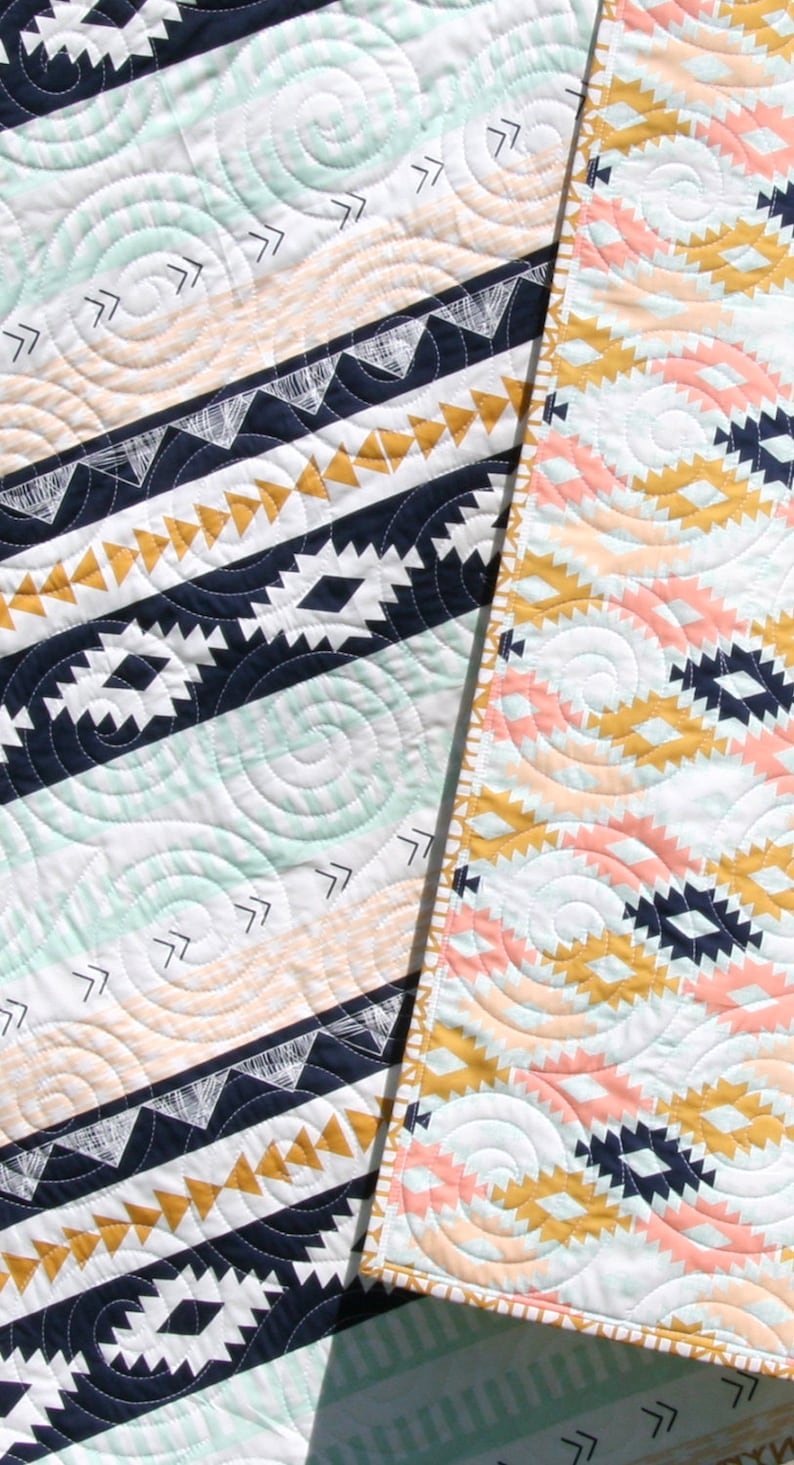 Aztec Crib Bedding Arizona Baby Blanket Southwest Crib Etsy