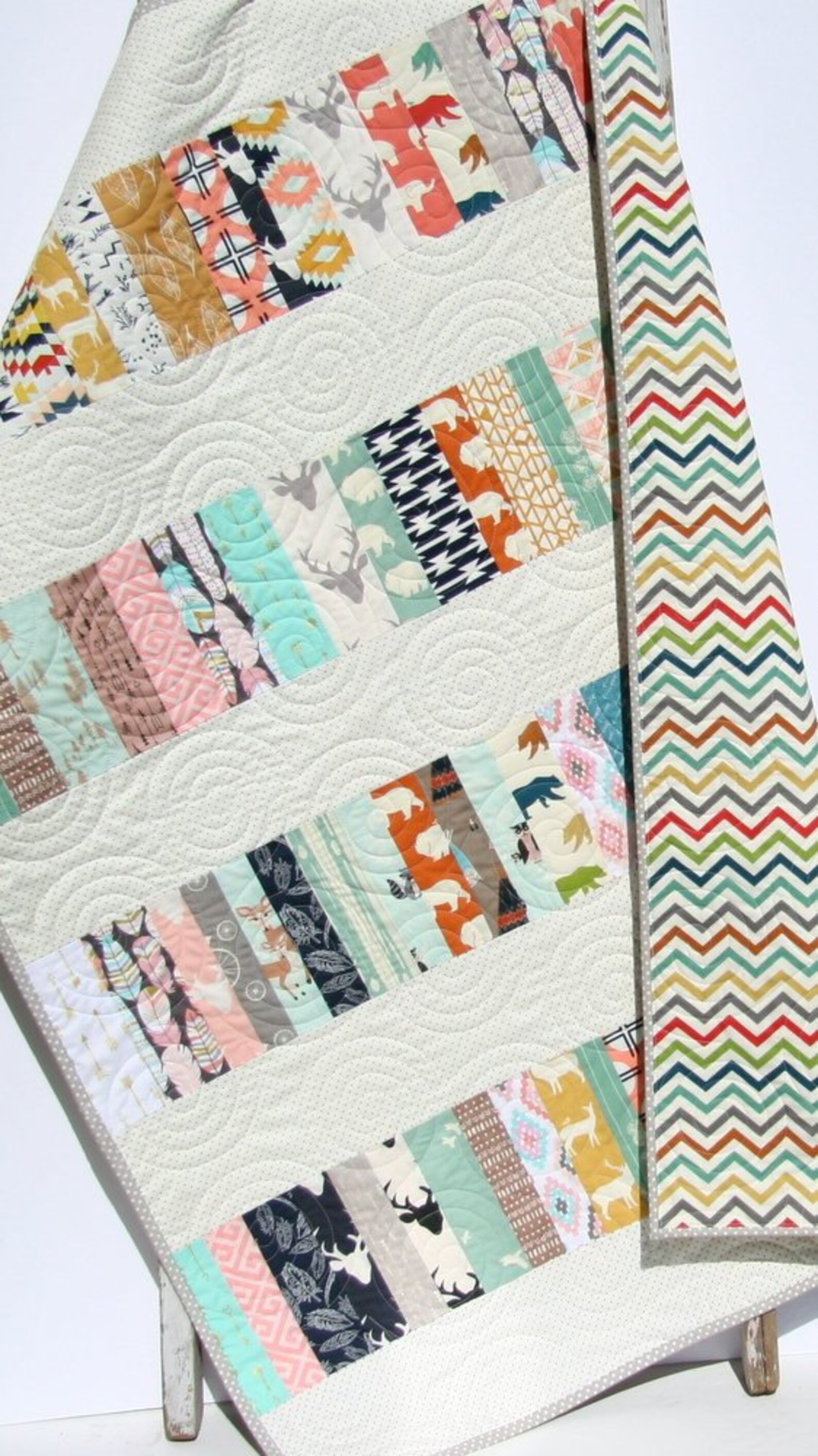 Modern Baby Quilt Nursery Bedding Crib Quilt Home Decor Etsy