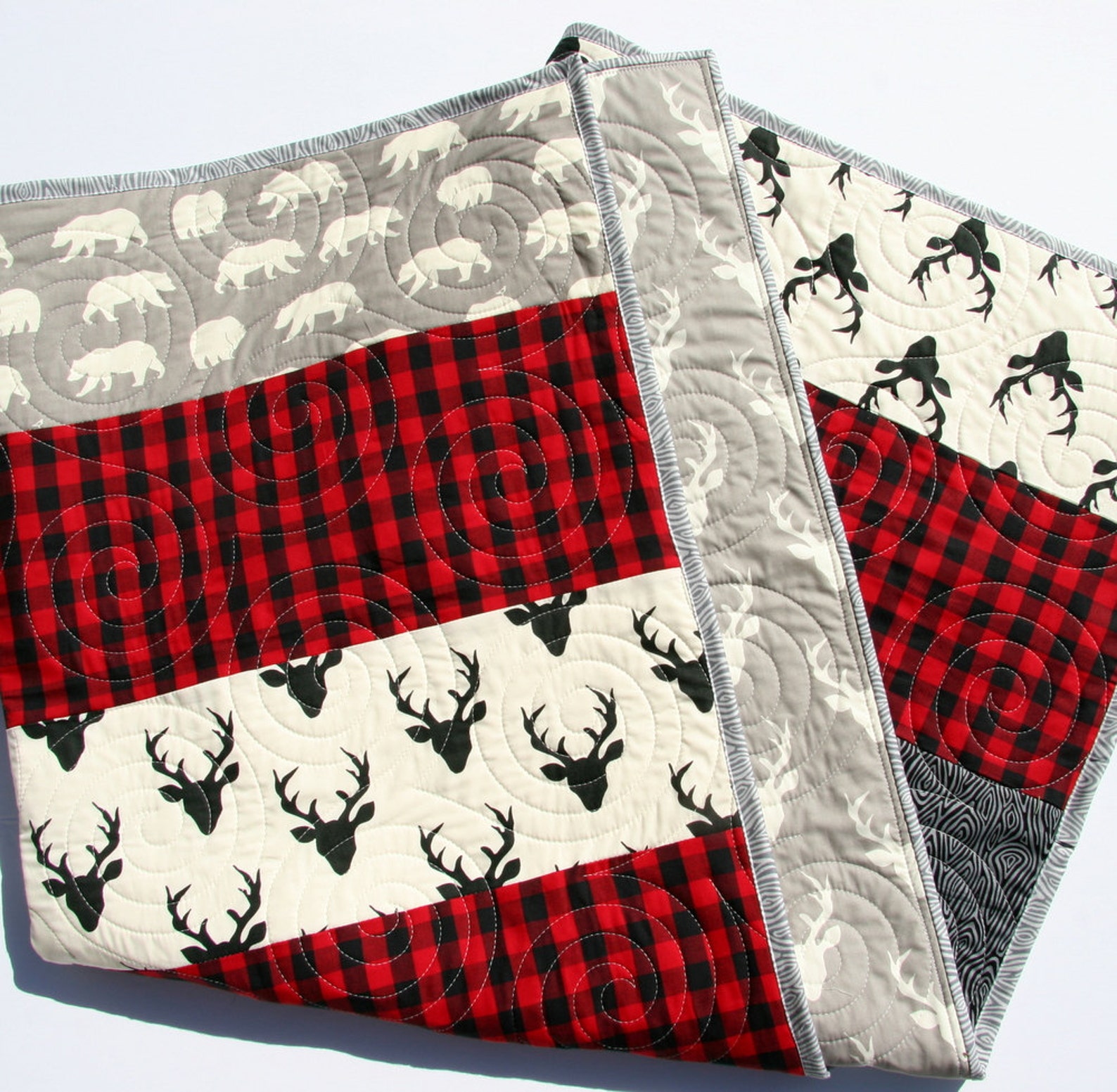Buffalo Check Plaid Baby Blankets Trending Now Buffalo Etsy