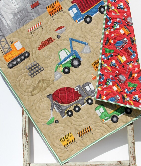 construction baby bedding