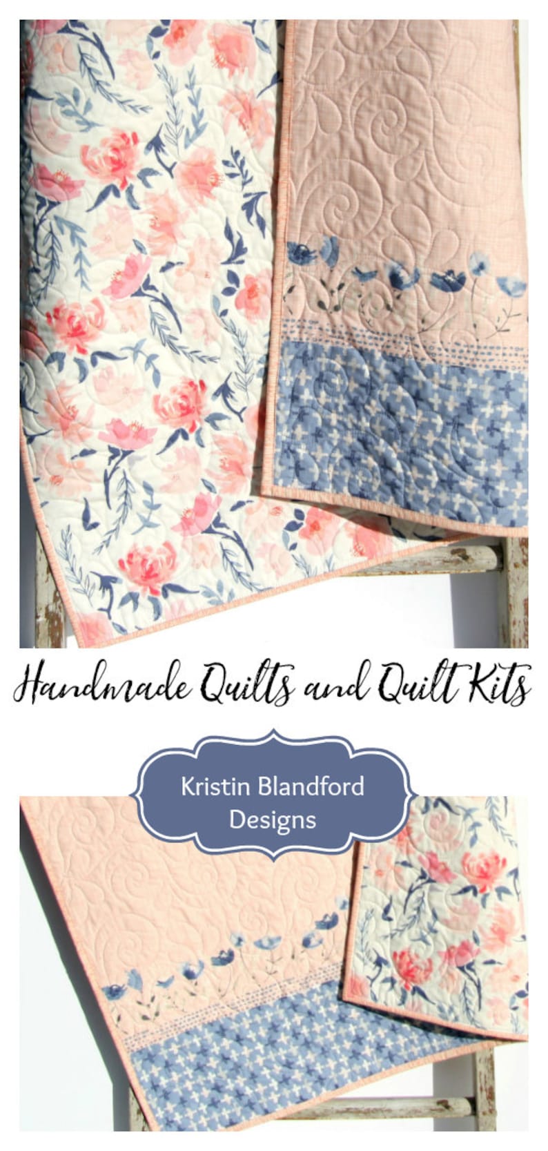 Baby Shower Gift Personalized Quilt Handmade Crib Blanket Etsy