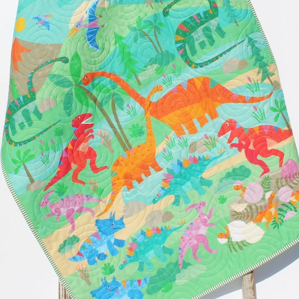 Dinosaur Quilt Etsy