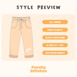 Childrens pants pattern for kids Pants With Pockets Sewing Pattern, PDF Patterns For Children, Boys pants pattern, linen pants pattern for children, simple pants pattern for girls, trousers pants pattern for kids, muslin pants pattern, elastic waistband pants pattern, summer pants pattern for kids, pull on pants patterns for kids, childrens pants pattern, toddler pants pattern, sewing pattern for toddlers, baby boy pants pattern, easy pants pattern for kids
