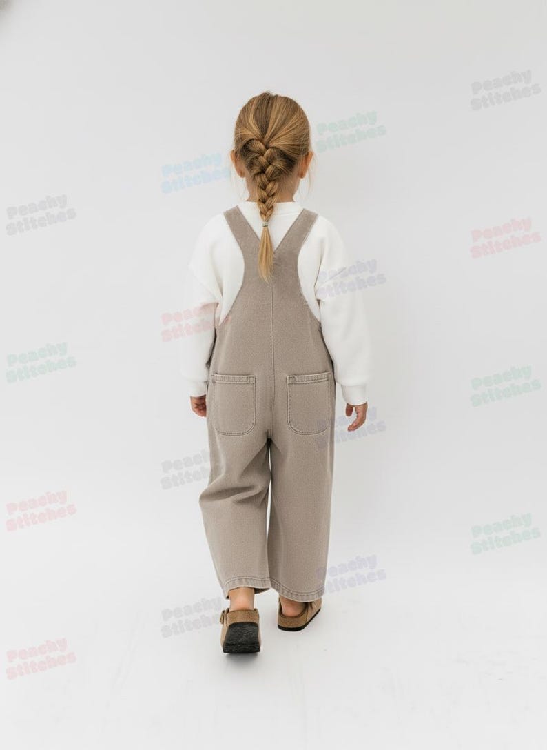 Overalls sewing pattern for Kid's Romper Sewing Pattern For Toddlers - Onesie Pattern For Kids, PDF Patterns For Children, overalls pattern for toddlers, sewing patterns for babies, jumpsuit pattern for kids, jumper pattern for toddlers, pdf sewing patterns for kids, girls jumpsuit pattern, children's dungarees sewing pattern for kids