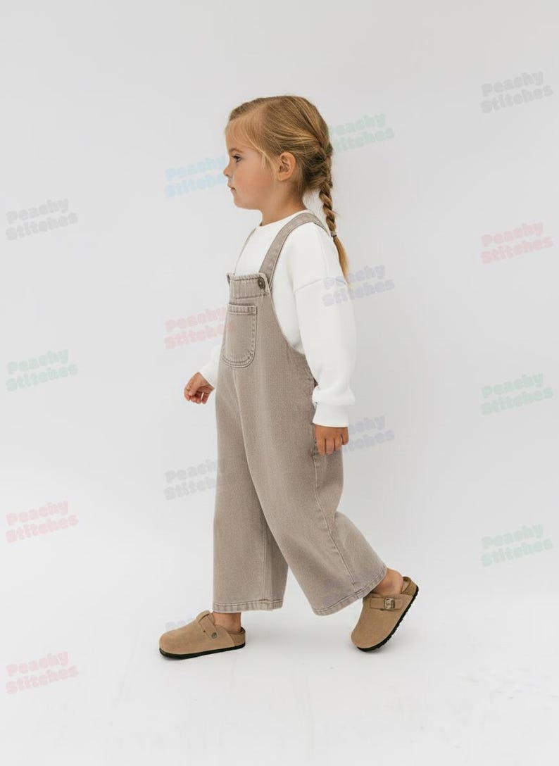 Overalls sewing pattern for Kid's Romper Sewing Pattern For Toddlers - Onesie Pattern For Kids, PDF Patterns For Children, overalls pattern for toddlers, sewing patterns for babies, jumpsuit pattern for kids, jumper pattern for toddlers, pdf sewing patterns for kids, girls jumpsuit pattern, children's dungarees sewing pattern for kids
