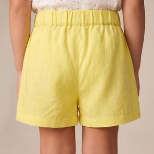 Girl's Shorts Sewing Pattern For kids, cotton Shorts Pattern For children, linen Shorts Pattern For Kids, simple shorts pattern for teens, wide leg shorts pattern for teens, easy PDF shorts sewing pattern for children, woven shorts pattern for boys, beginner-friendly sewing pattern for kids, shorts PDF pattern, toddlers shorts sewing pattern for children, loose fit shorts pattern, beginner shorts pattern for kids, shorts for toddlers, summer shorts pattern for kids pajama shorts pattern
