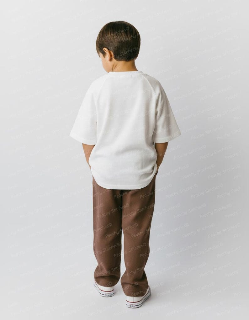 Kids Pants Sewing Pattern For Girls - Toddler Pants Pattern, Children's Sewing Patterns, Cotton Pants With Pockets Pattern, Kid's Pants With Pockets Sewing Pattern For Woven Fabrics, PDF Patterns For Children, Boys pants pattern for toddlers, linen pants pattern for children, simple pants pattern for girls, trousers pants pattern for kids, pajama pants pattern, elastic waistband pants pattern, elastic pants sewing pattern, pdf sewing patterns for kids, trousers pattern for girls