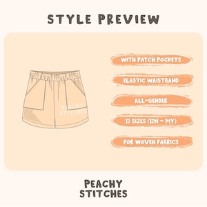 Girl's Shorts Sewing Pattern For kids, cotton Shorts Pattern For children, linen Shorts Pattern For Kids, simple shorts pattern for teens, wide leg shorts pattern for teens, easy PDF shorts sewing pattern for children, woven shorts pattern for boys, beginner-friendly sewing pattern for kids, shorts PDF pattern, toddlers shorts sewing pattern for children, loose fit shorts pattern, beginner shorts pattern for kids, shorts for toddlers, summer shorts pattern for kids pajama shorts pattern