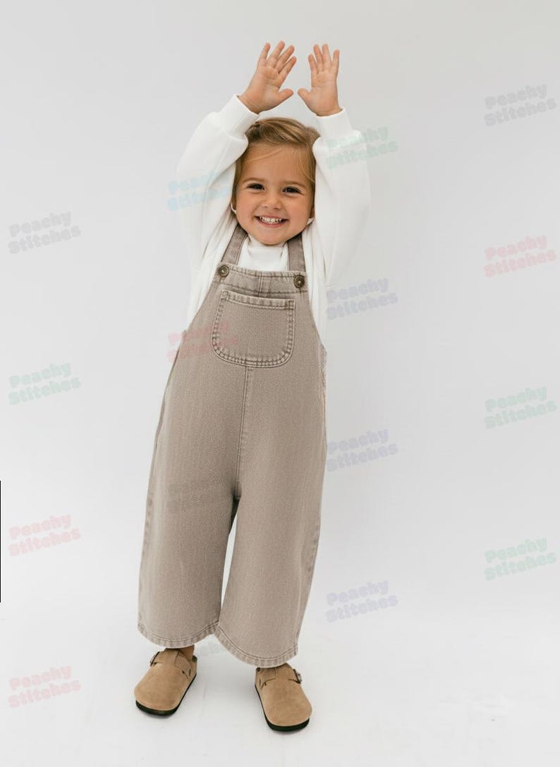 Overalls sewing pattern for Kid's Romper Sewing Pattern For Toddlers - Onesie Pattern For Kids, PDF Patterns For Children, overalls pattern for toddlers, sewing patterns for babies, jumpsuit pattern for kids, jumper pattern for toddlers, pdf sewing patterns for kids, girls jumpsuit pattern, children's dungarees sewing pattern for kids