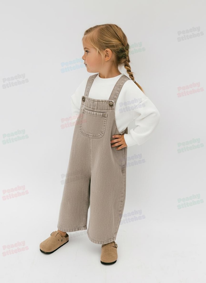 Overalls sewing pattern for Kid's Romper Sewing Pattern For Toddlers - Onesie Pattern For Kids, PDF Patterns For Children, overalls pattern for toddlers, sewing patterns for babies, jumpsuit pattern for kids, jumper pattern for toddlers, pdf sewing patterns for kids, girls jumpsuit pattern, children's dungarees sewing pattern for kids